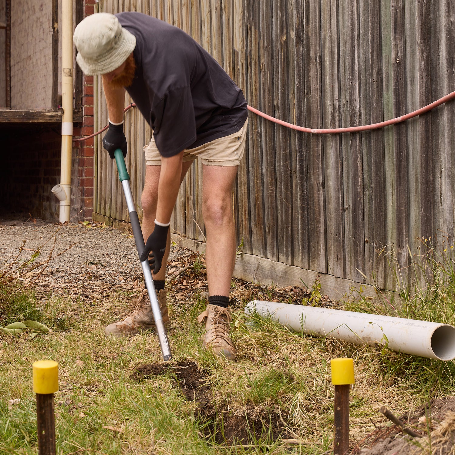 Long Handle Fibreglass Plumber's Shovel