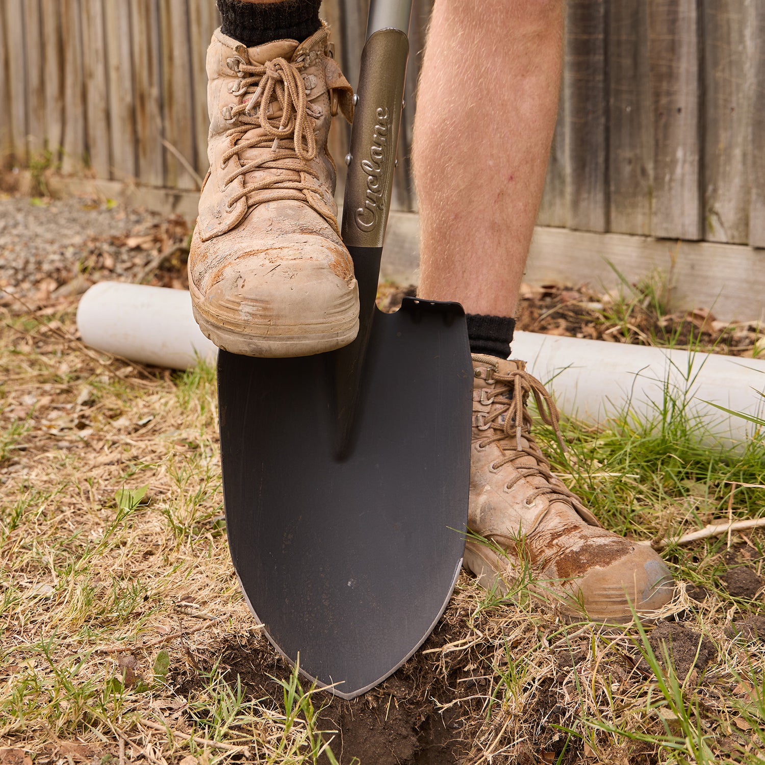 Long Handle Fibreglass Plumber's Shovel