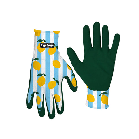 orla kiely gardening gloves Lemon Print Gloves – Cyclone Tools