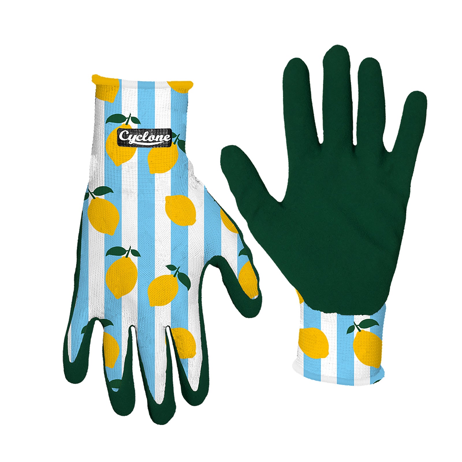 cyclone gardening gloves Lemon Print Gloves – Cyclone Tools